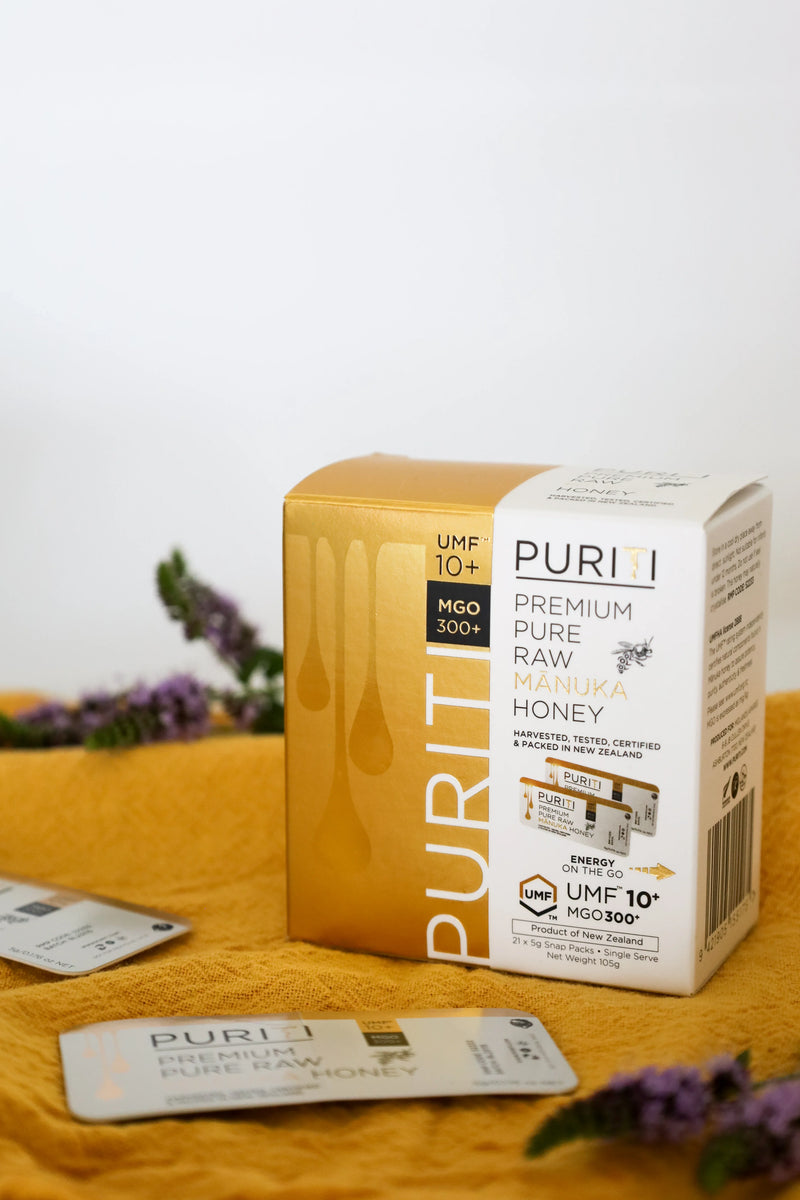 דבש מנוקה ניו זילנדי טהור Puriti - מארז אישי UMF 10+ / MGO 300