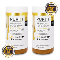 UMF 20+ | 850+ MGO בנדל דבש מאנוקה מניוזילנד 2 צנצנות | 250 גרם